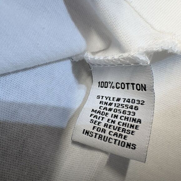 Habitat Size XL White 100% Cotton Sleeveless Tunic Tank Swing Top - Picture 7 of 7